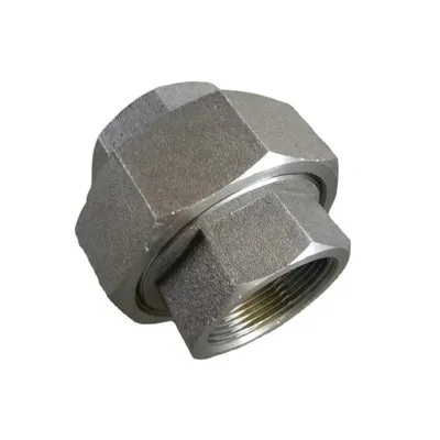 Threaded Union Forged NPT 1/2" Female Thread Forged 3000 Union Universal Stainless Steel Union Pipe Fitting 3000