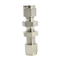 316 Stainless Steel Straight Union Double Ferrule Compression Stainless Steel Fitting Bulkhead Union Adapter