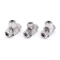 304 Stainless Steel Fast Twist Equal Tee Fitting Od 4/6/8/10/12mm PU Hose Quick Screw Joint Coupler Connector Stainless Steel Union