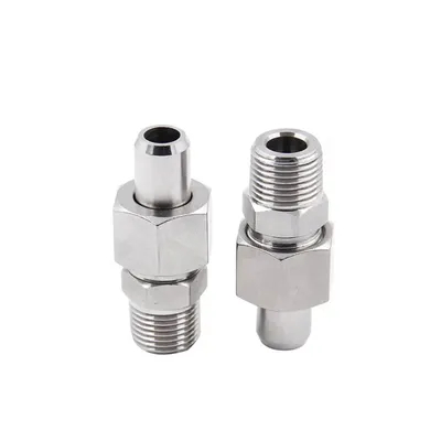 Stainless Steel Pipe Fitting Male Reducer Female Reducer Weld Tube Adapter Straight Connector