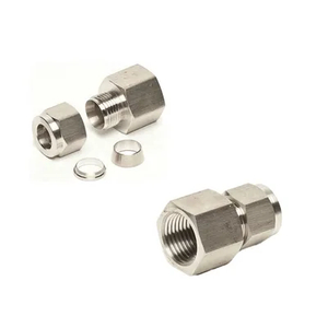 Pipe Fitting Connector Afk Stainless Steel 8mm Hexagon CE FC Forged Stainless Steel Connect 3/8 Male and Female Reducing